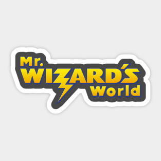 Mr Wizard's World Sticker